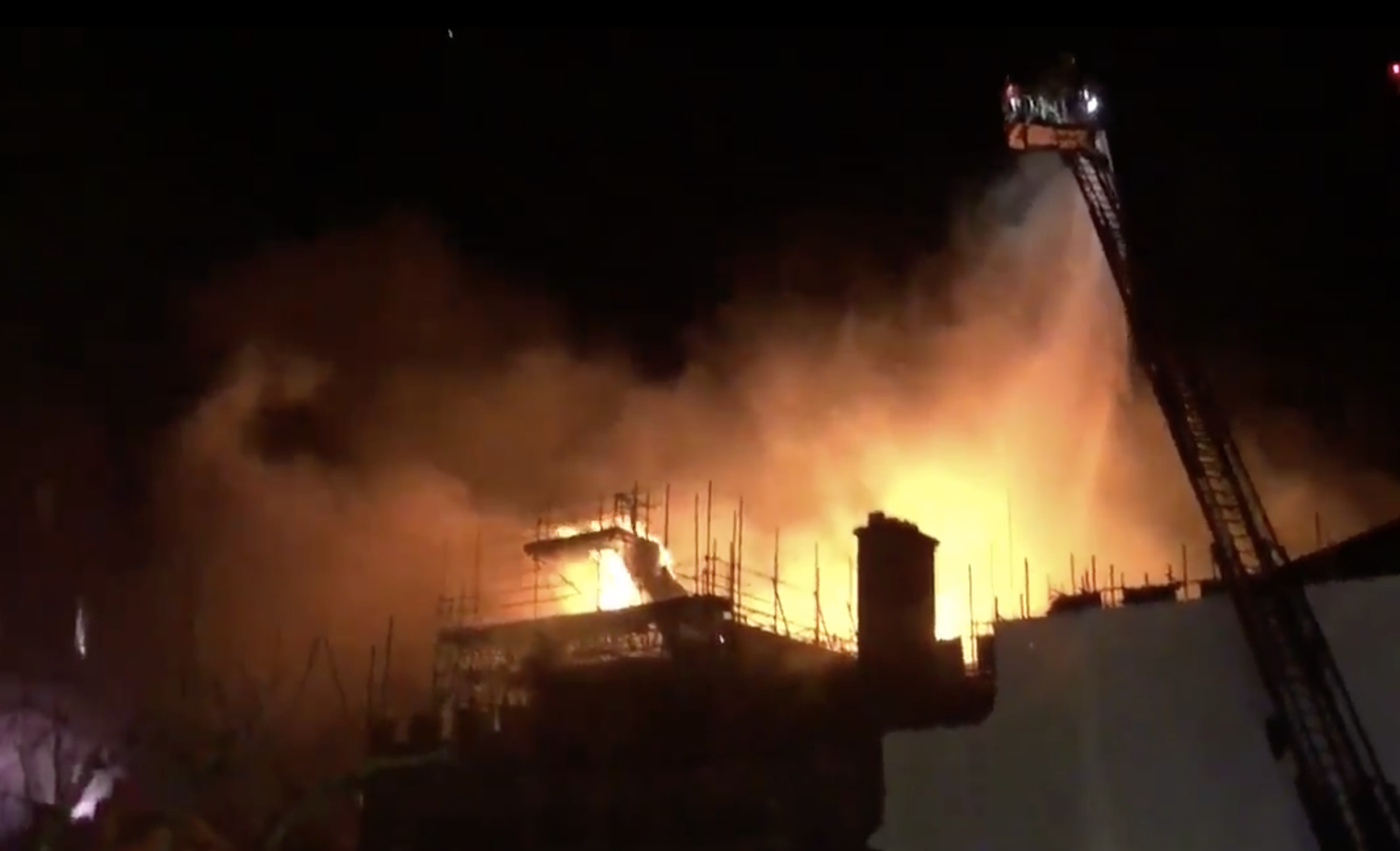 Fire-fighters tackle blaze at Bristol University campus