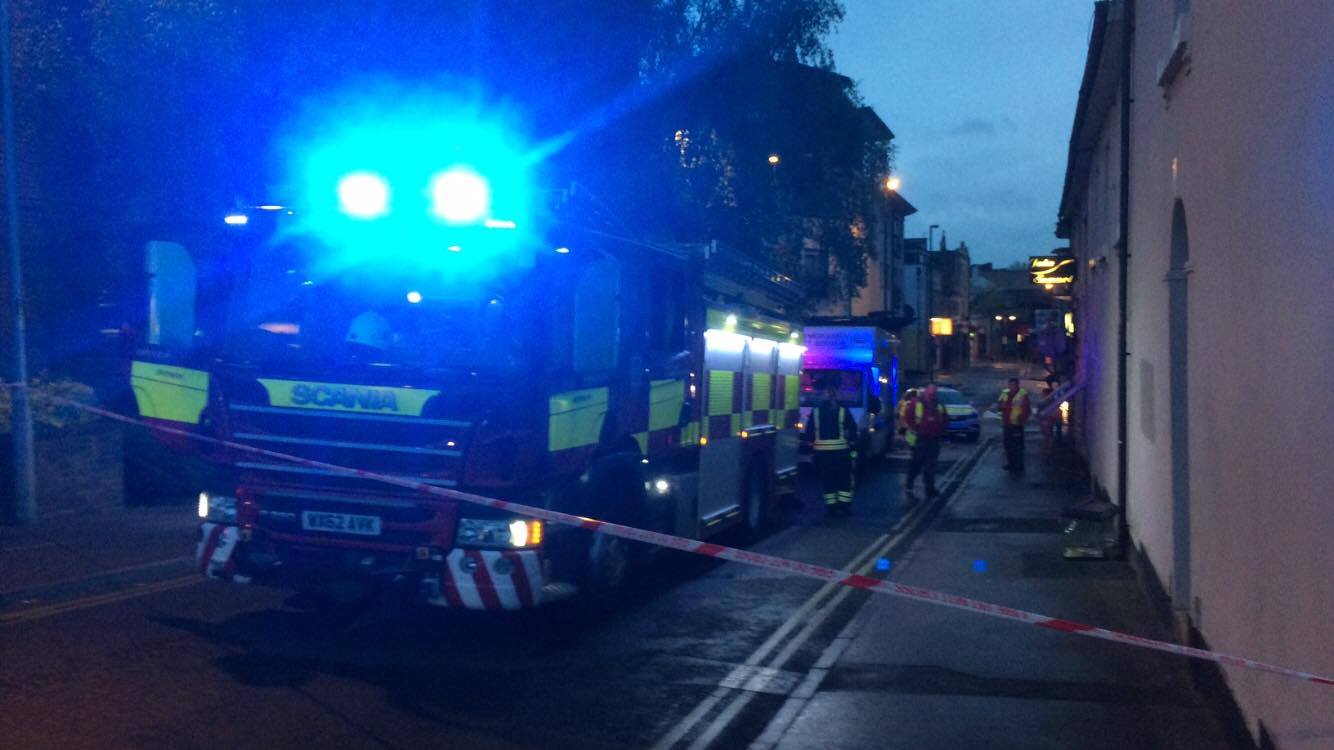 Firefighters at scene of serious flat fire in Swindon town centre