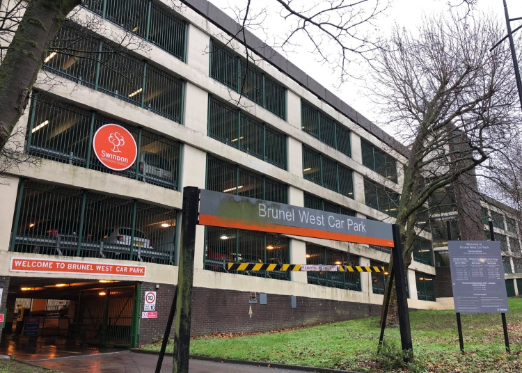 Police officers rescue suicidal man from edge of Swindon multi-storey car park