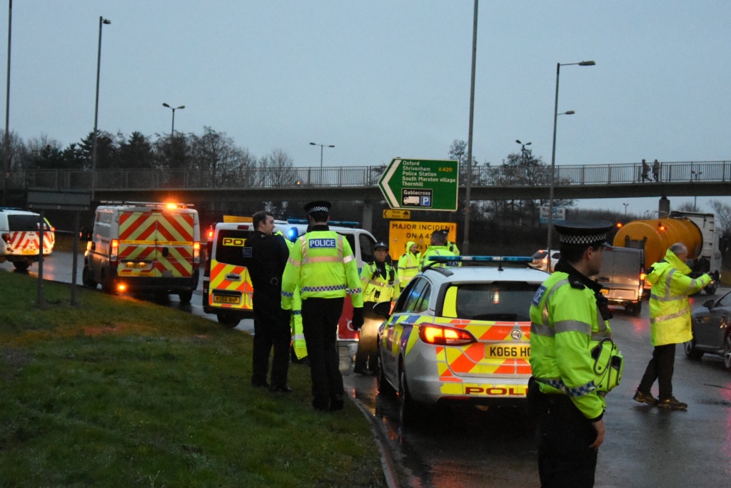 A420 near Gablecross Police Station closed in both directions due to ...