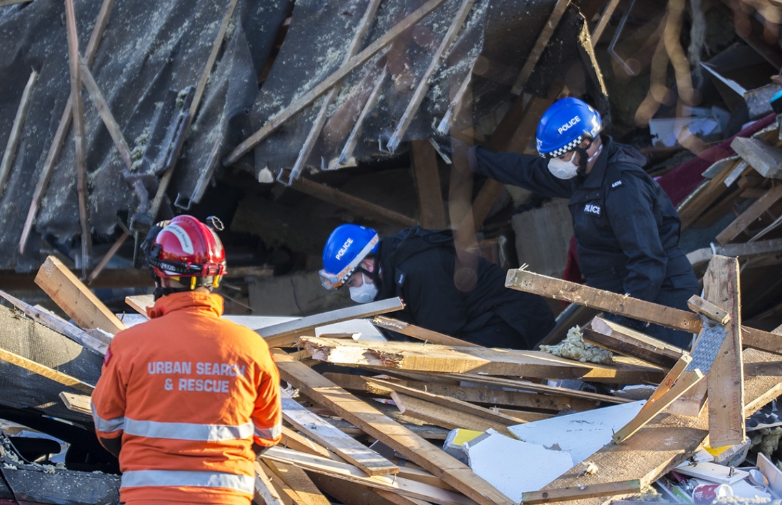One person confirmed dead at scene of house explosion in Andover
