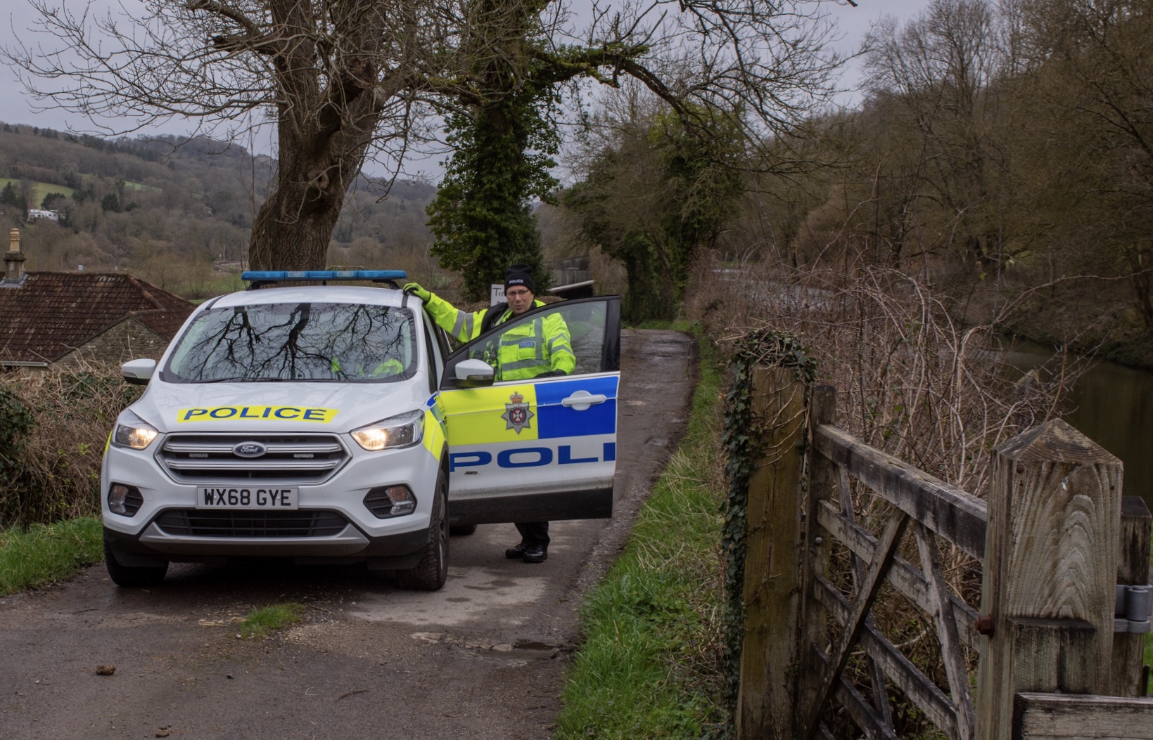 Police investigation launched after body found in canal in Wiltshire