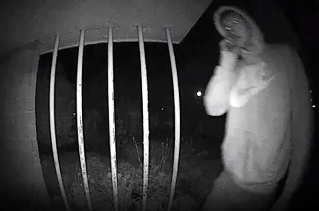 Police are looking for this man after theft of Coke from Corsham balcony