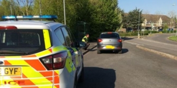 Police carry out stop checks on motorists driving through Westbury area