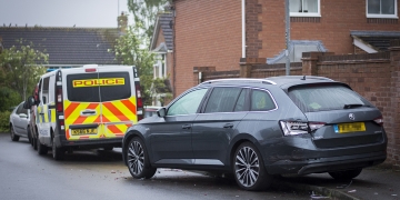 Police search for unknown suspect driver involved in crash in Swindon