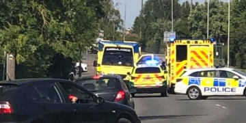 Chippenham road closed as air ambulance lands for medical incident