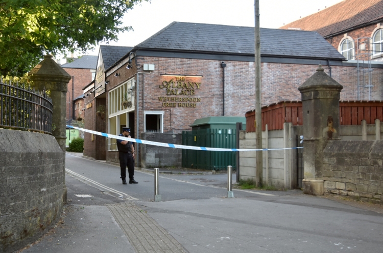Crime scene in place as CID investigate serious incident in Trowbridge