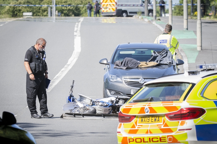 Swindon man, 25, charged with two offences after biker killed in crash