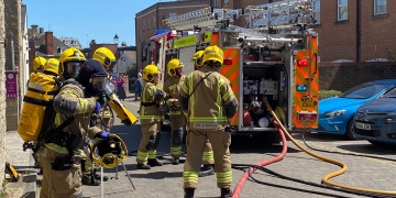 Firefighters extinguish blaze at key worker’s flat after bedroom catches fire