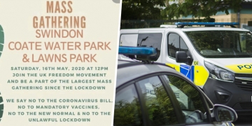 ‘Mass gatherings are a flagrant breach of regulations”, Wiltshire Police warn