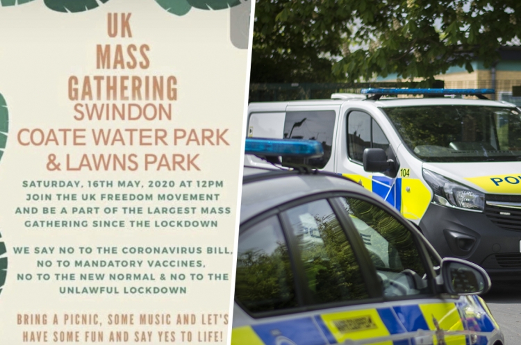‘Mass gatherings are a flagrant breach of regulations”, Wiltshire Police warn