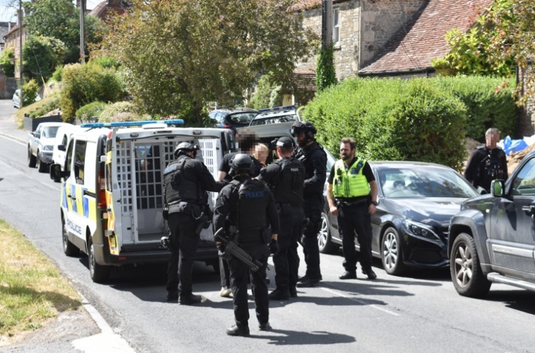 Man arrested by armed police in mental health incident near Westbury