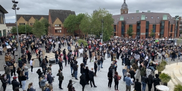 Hundreds join peaceful Black Lives Matter protest in Swindon town centre