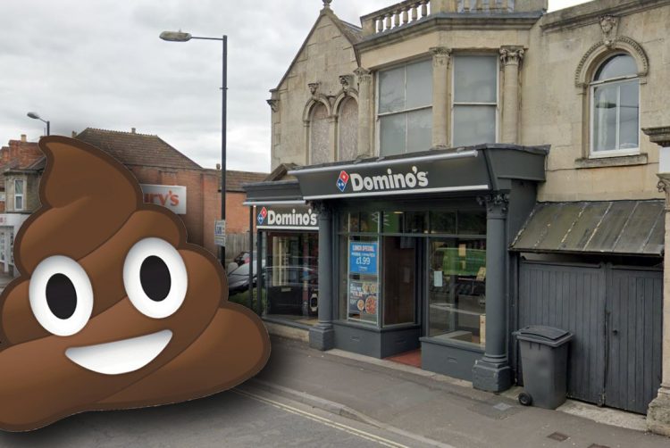 Man wanted by police after taking a poo outside Domino’s Pizza in Melksham