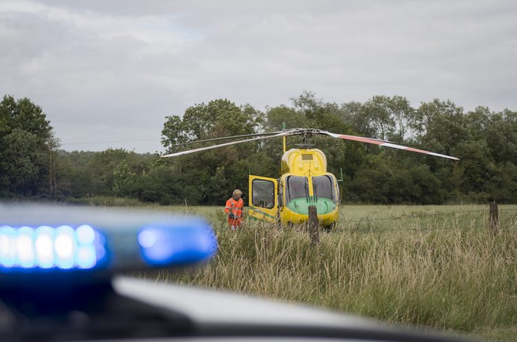 Cyclist rushed to hospital after cardiac arrest at roadside in Swindon