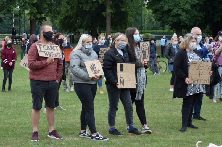 Hundreds attend peaceful Black Lives Matter protest in Trowbridge