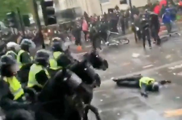 NATIONAL: 27 police officers who save black lives daily injured in London protests