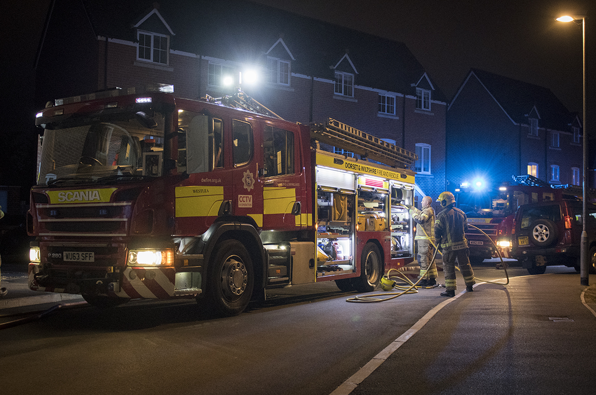 Firefighters from across town battle serious house fire in Swindon