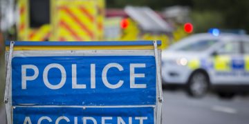 Westbury road closed as emergency services attend three-vehicle crash