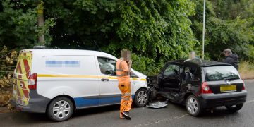 Delays on A363 near Bradford on Avon as van and car involved in crash