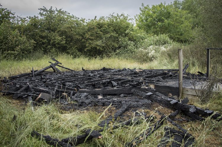 Wiltshire Wildlife Trust owned £15,000 gazebo destroyed in arson attack