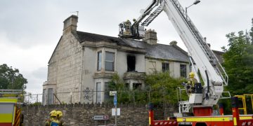 25 firefighters battle major blaze at derelict house in central Trowbridge