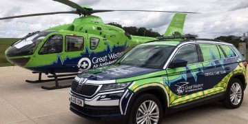 Great Western Air Ambulance unveils new specialist critical care car