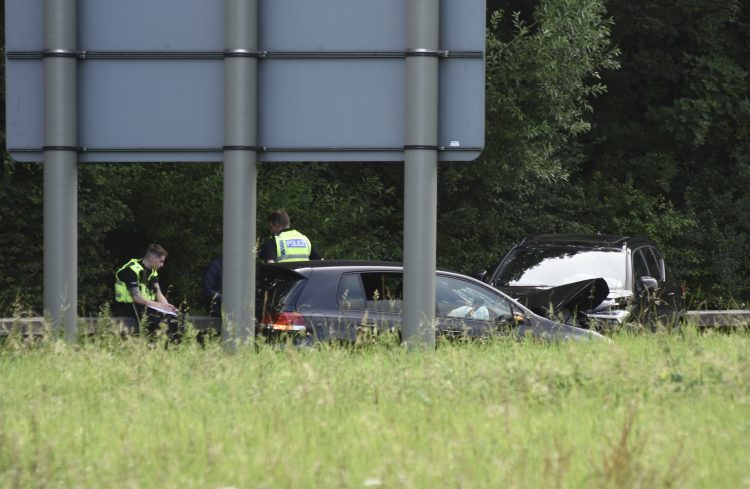 Police ‘investigating possible offences’ after crash on A419 slip road