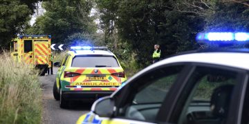 Traveller crashes car towing caravan into tree outside official North Wiltshire site