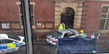 75-year-old woman dies after car crashes into Marlborough Town Hall
