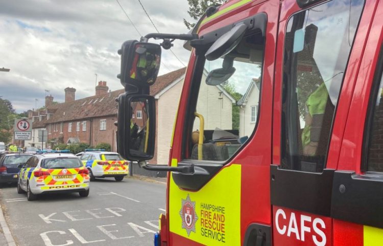Emergency services called to four vehicle crash in Downton village