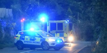 A4 closed as air ambulance lands for injured cyclist found lying in the road