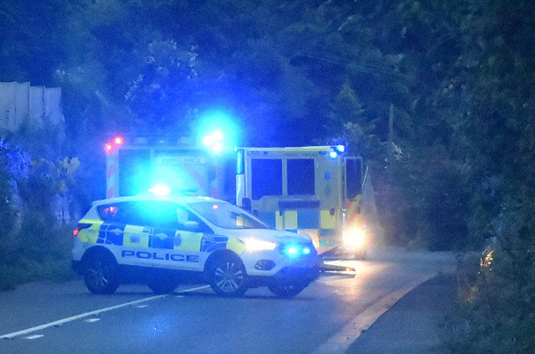 A4 closed as air ambulance lands for injured cyclist found lying in the road