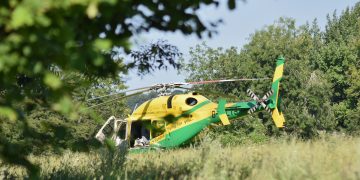 Air ambulance lands for serious medical incident in village near Chippenham