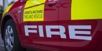 Firefighters use fan to clear Salisbury property of smoke after microwave fire