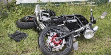 Motorcyclist, 49, suffers serious leg injury in crash with tractor near Minety