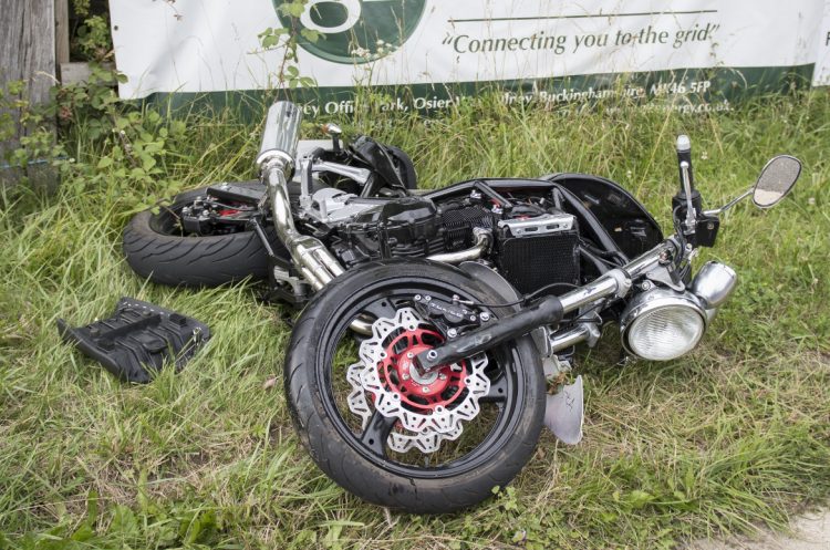 Motorcyclist, 49, suffers serious leg injury in crash with tractor near Minety