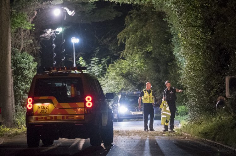 Collision investigation closed road through Cotswold Water Park overnight
