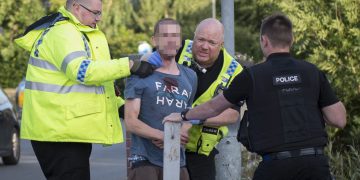 Socially distanced punch up? Man arrested after brawl outside Wiltshire pub