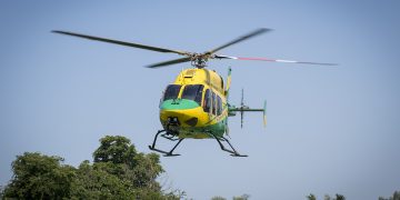 Wiltshire Air Ambulance returning from life-saving mission hit by laser