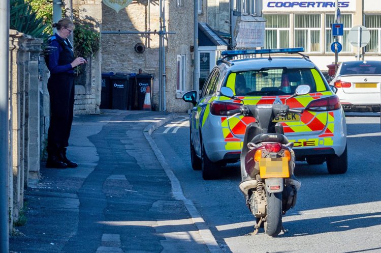 Moped seized by police in Melksham as man, 32, reported for no insurance