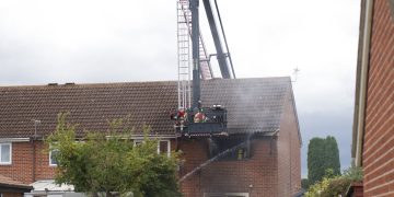 Firefighters tackle serious house blaze in Swindon