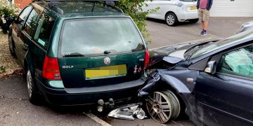 ‘High-speed’ police chase through West Wiltshire ends after parked car crash