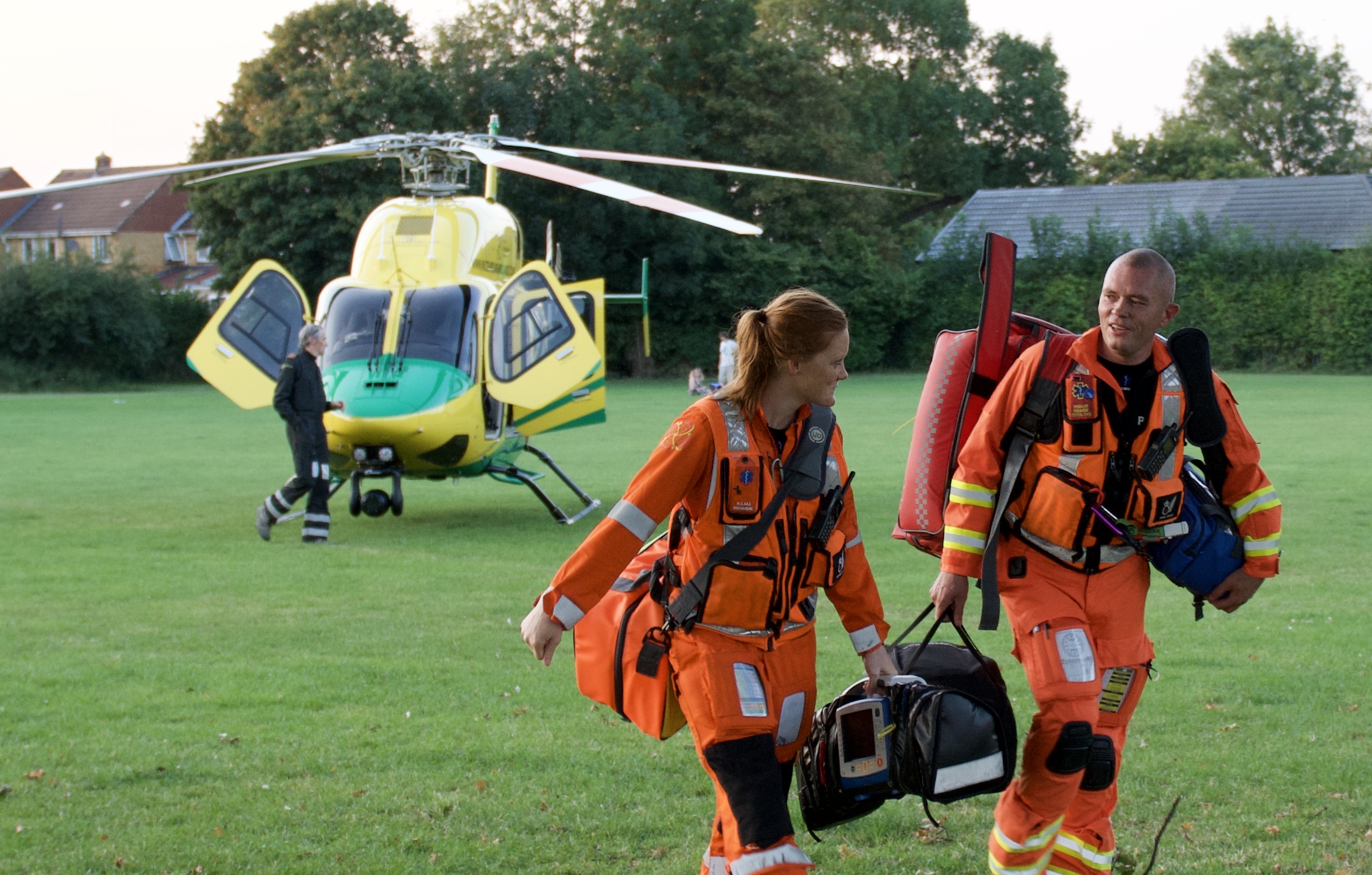 Air ambulance called in for serious medical incident at Sandalwood Court