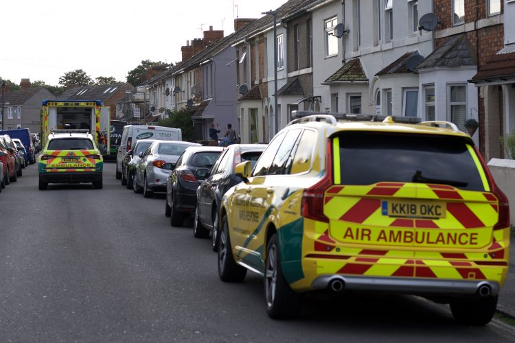 Swindon road blocked as Wiltshire Air Ambulance lands for medical incident