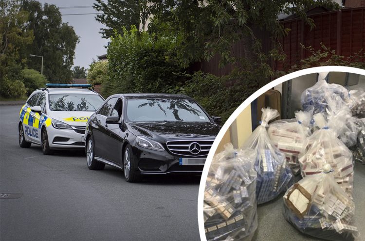 £60,000 worth of counterfeit cigarettes seized after vehicle stop in Swindon