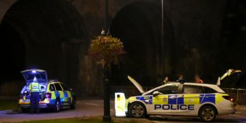 Police plane circles Chippenham after town centre crash involving police car