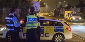 Police swarm The Dockle Farmhouse in Swindon after disorder breaks out