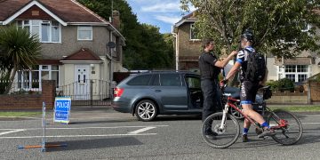 ‘Road closures apply to cyclists too’ police tell man who rode through crime scene