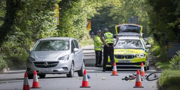 Cotswold Water Park road closed after cyclist seriously injured in crash
